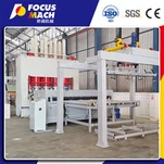 Full sjálfvirk spónaplata / MDF / OSB / krossviður framleiðslulína Spónaplata Hot Press Machine